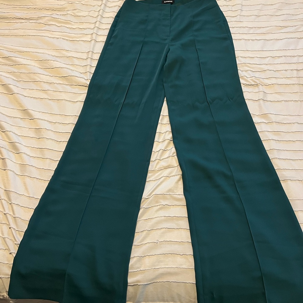 Express green dress pants